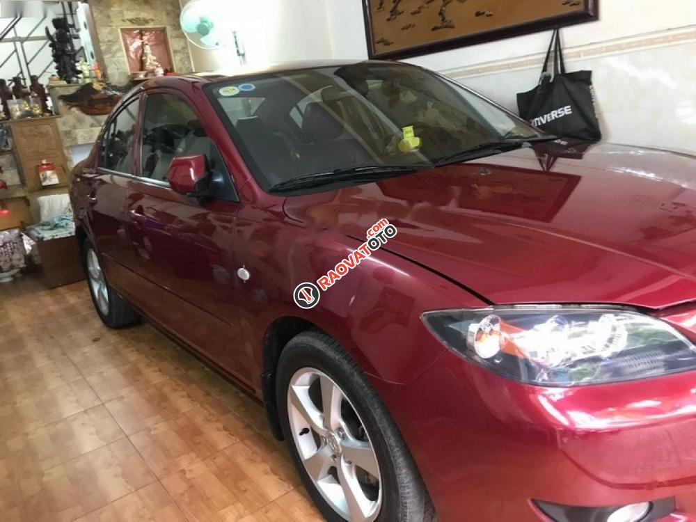 Bán Mazda 3 2005, màu đỏ xe gia đình-2