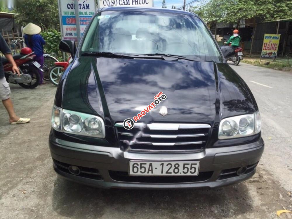 Bán Hyundai Trajet đời 2004, màu đen, nhập khẩu số tự động, 275tr-0