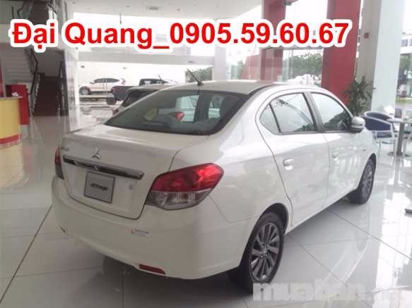 Cần bán Mitsubishi Attrage sản xuất 2017, màu trắng, nhập khẩu chính hãng, 460.5 triệu-2