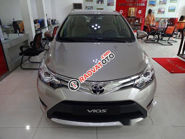 Bán xe Toyota Vios 1.5G AT 2017, màu bạc-0