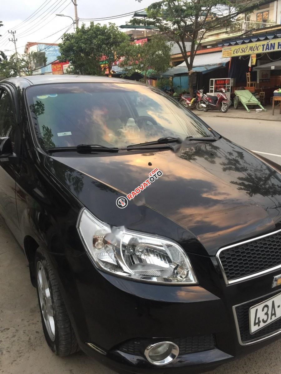 Bán Chevrolet Aveo LT 1.5 MT đời 2014, màu đen chính chủ-1