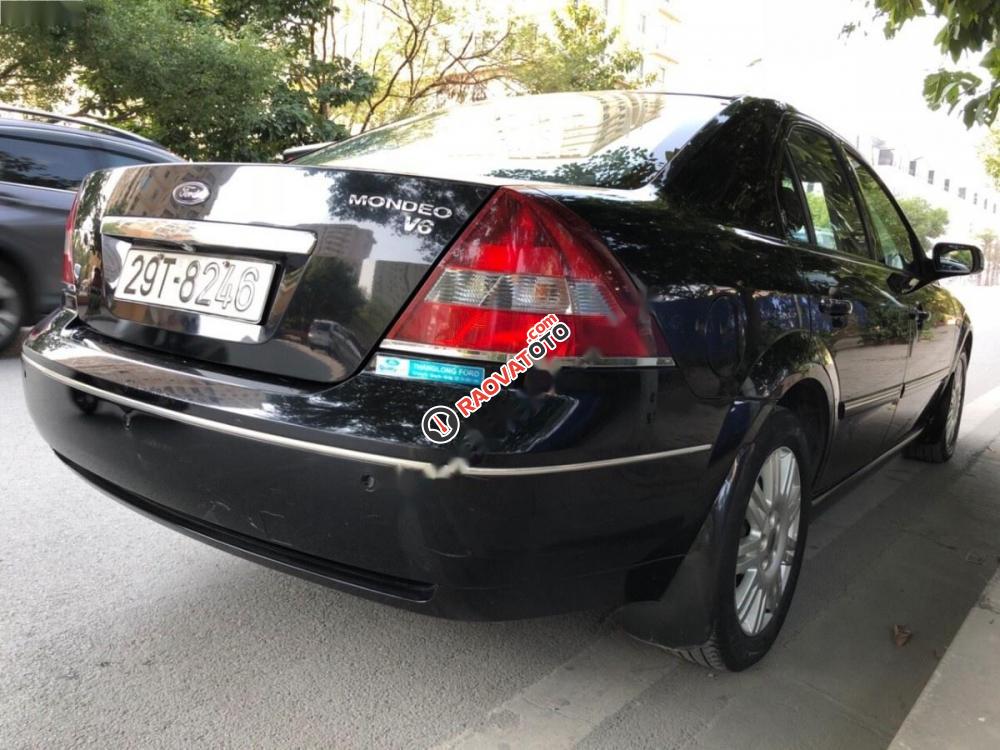 Bán Ford Mondeo đời 2003, màu đen xe gia đình, 195tr-1