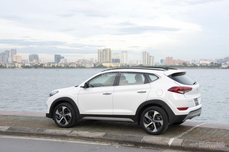 Cần bán xe Hyundai Tucson 2017, màu trắng, nhập khẩu nguyên chiếc-8