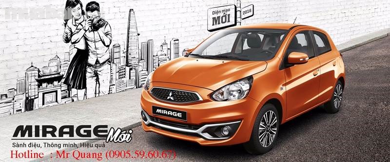 Cần bán Mitsubishi Mirage năm 2017, nhập khẩu chính hãng-0