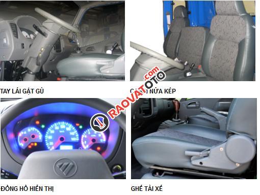 Xe tải mui bạt Thaco Ollin 345 tải trọng 2,4 tấn chở hàng vào thành phố, LH 0936 074 139-5