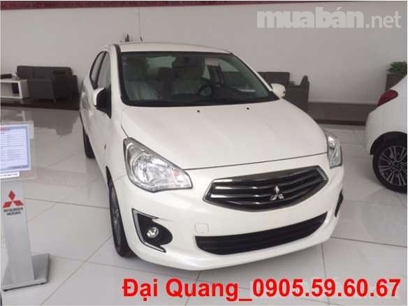 Bán xe Mitsubishi Attrage đời 2017, màu trắng, xe nhập, giá chỉ 460.5 triệu-0