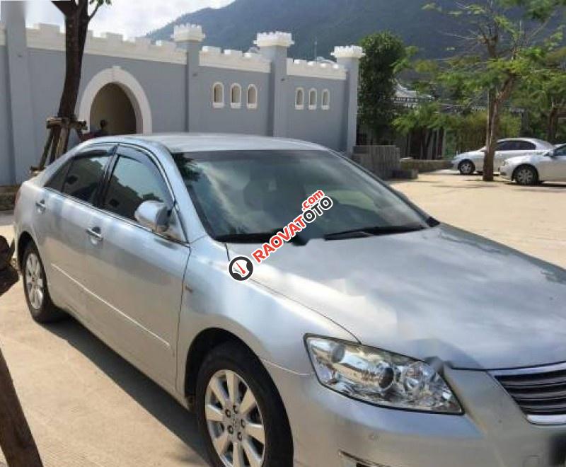 Bán Toyota Camry 2.4G sản xuất 2008, màu bạc xe gia đình-0