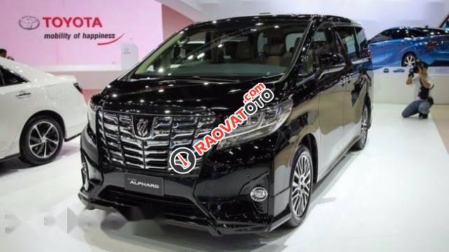 Bán Toyota Alphard đời 2017, màu đen, nhập khẩu-0