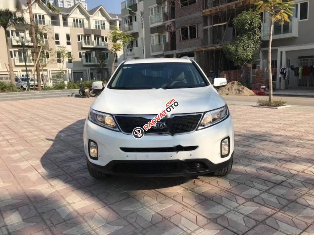 Bán Kia Sorento GAT sản xuất 2016, màu trắng số tự động, giá tốt-8