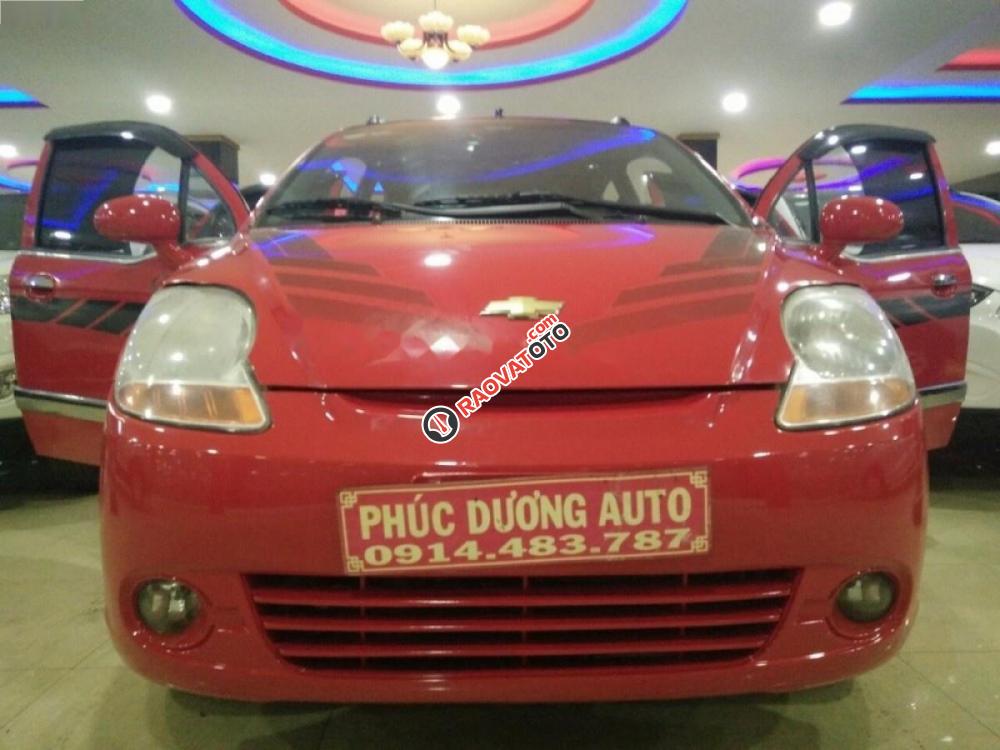 Cần bán Chevrolet Spark LT 0.8 MT đời 2011, màu đỏ như mới, giá 155tr-6