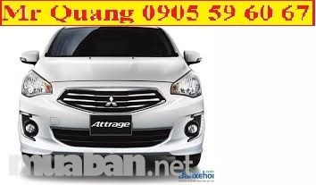 Bán ô tô Mitsubishi Attrage đời 2017, màu trắng, nhập khẩu chính hãng, 460.5 triệu-0