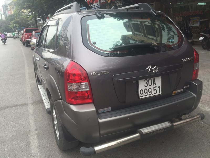 Bán ô tô Hyundai Tucson 4WD đời 2009, màu xám, nhập khẩu chính hãng, chính chủ, 515tr-4