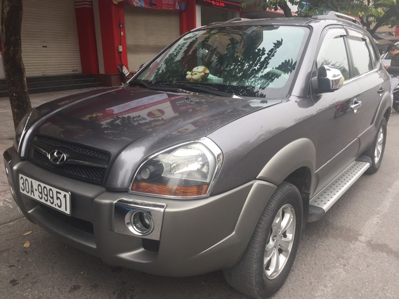 Bán ô tô Hyundai Tucson 4WD đời 2009, màu xám, nhập khẩu chính hãng, chính chủ, 515tr-2