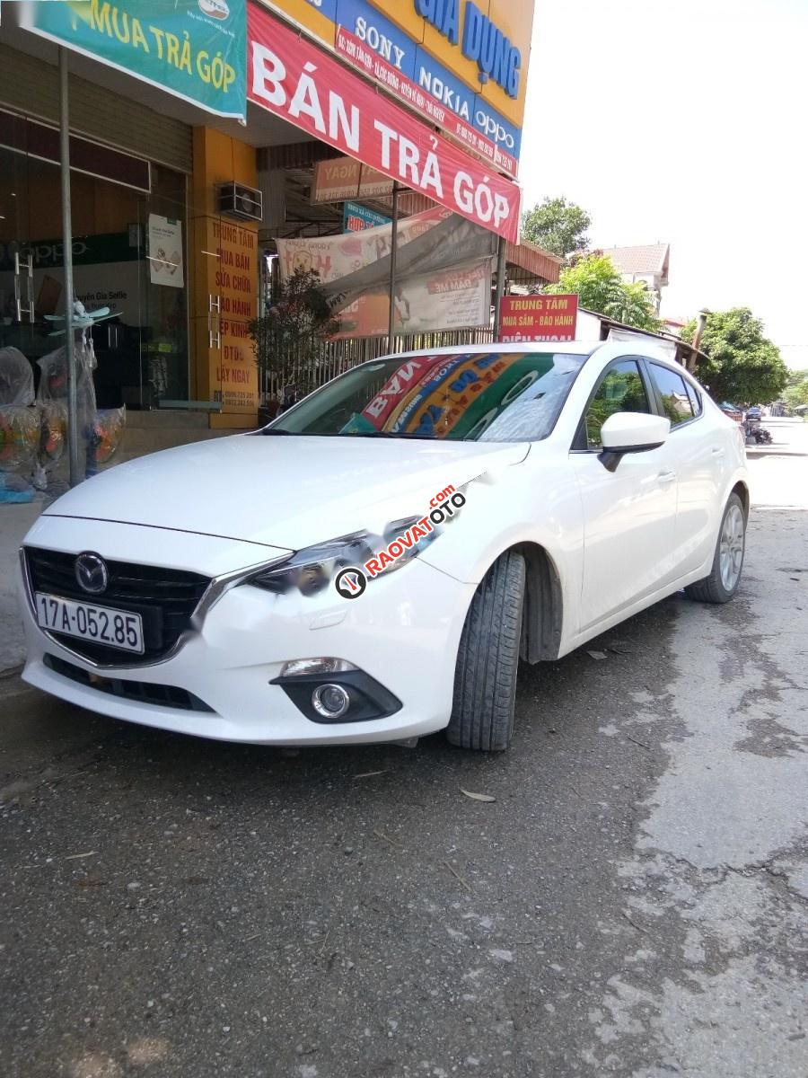 Bán ô tô Mazda 3 2.0L đời 2015, màu trắng chính chủ-2