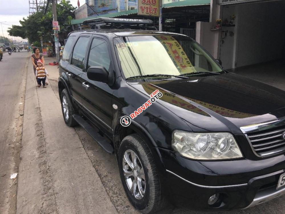 Cần bán gấp Ford Escape 2.3 AT đời 2004, màu đen chính chủ giá cạnh tranh-0