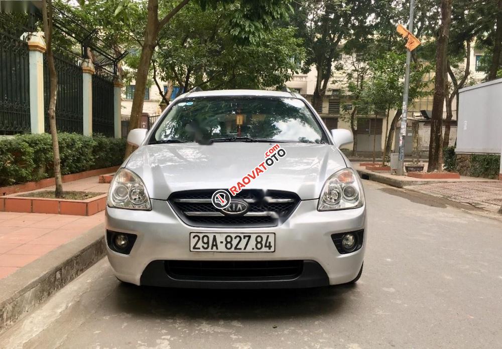 Bán Kia Carens SX đời 2009, màu bạc xe gia đình-9