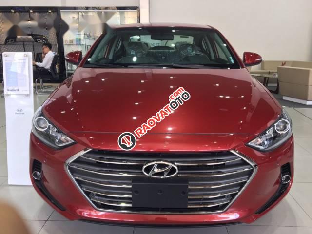 Bán Hyundai Elantra 1.6 đời 2017, màu đỏ, giá tốt-0