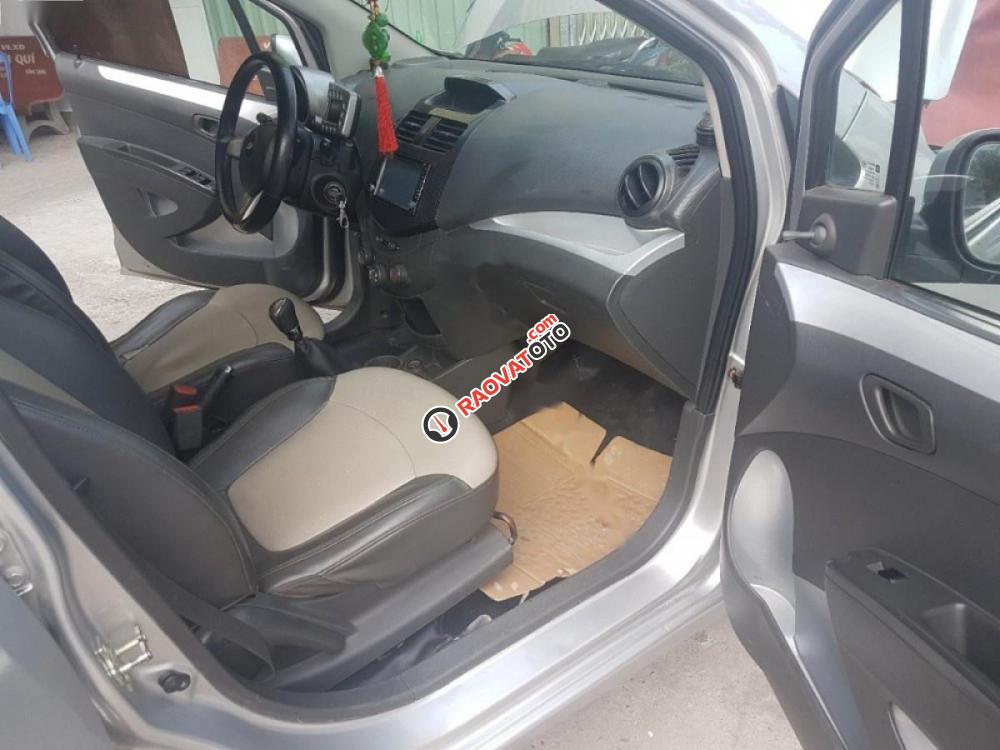 Bán Chevrolet Spark LT 1.2 MT đời 2011, màu bạc, xe gia đình, 195 triệu-6