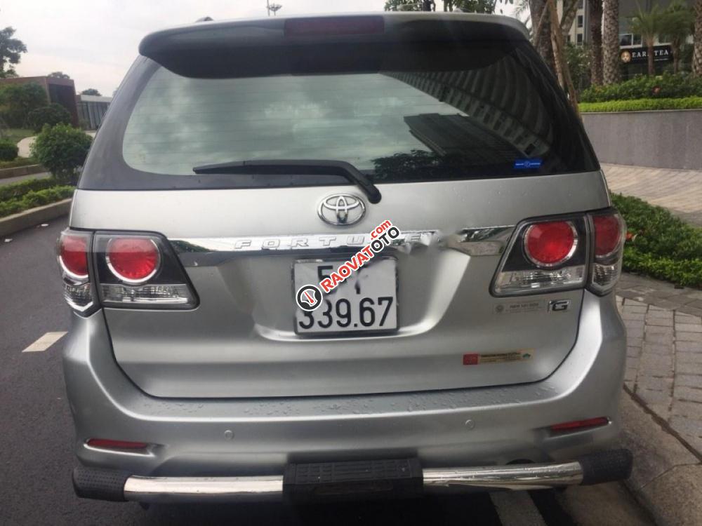 Cần bán Toyota Fortuner 2.5G đời 2015, màu bạc số sàn-2