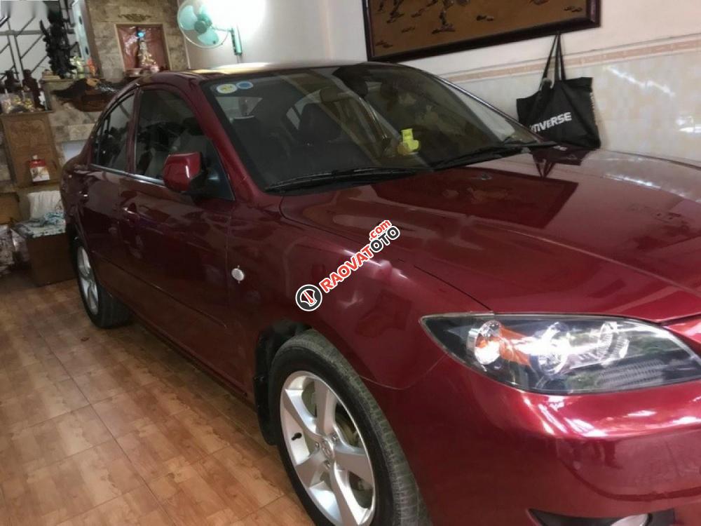 Bán Mazda 3 2005, màu đỏ xe gia đình-1