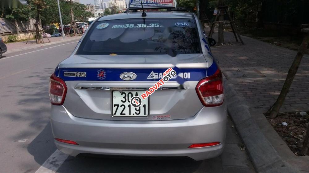 Cần bán xe Hyundai Grand i10 1.2 MT Base đời 2015, màu bạc, nhập khẩu-4