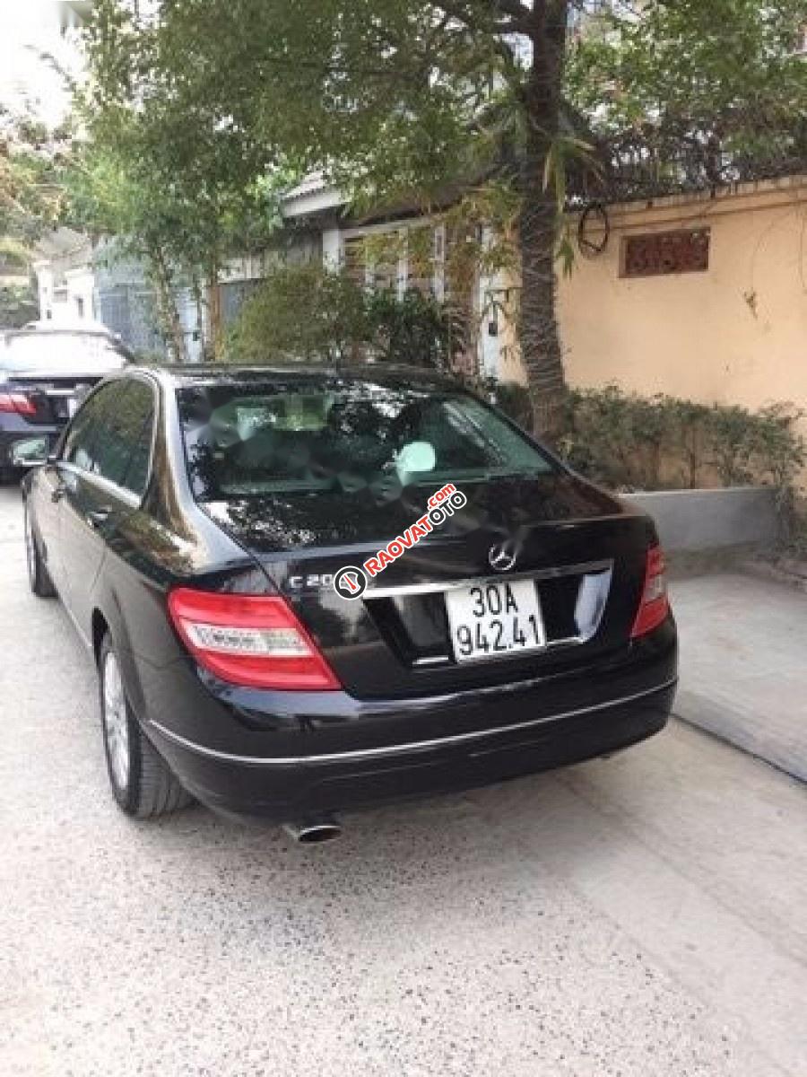 Bán Mercedes C200 Elegance đời 2009, màu đen, 560 triệu-1