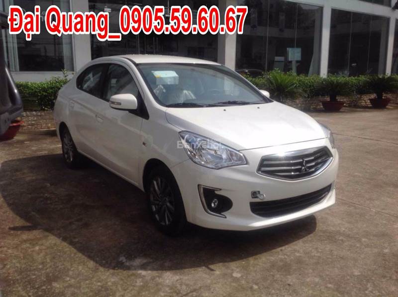 Cần bán Mitsubishi Attrage sản xuất 2017, màu trắng, nhập khẩu chính hãng, 460.5 triệu-5