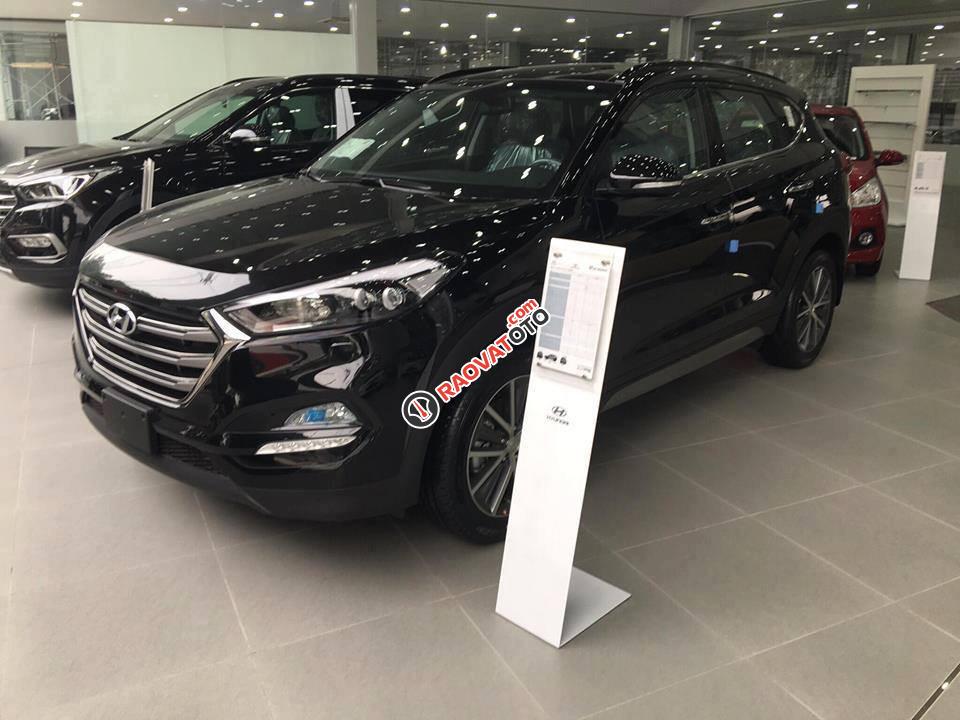 Bán Hyundai Tucson Limited 2.0 AT FWD đời 2017, màu đen-3