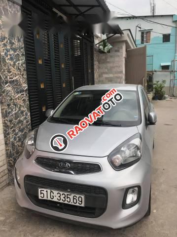 Bán gấp Kia Morning EX 2017, màu bạc số sàn, giá chỉ 375 triệu-0