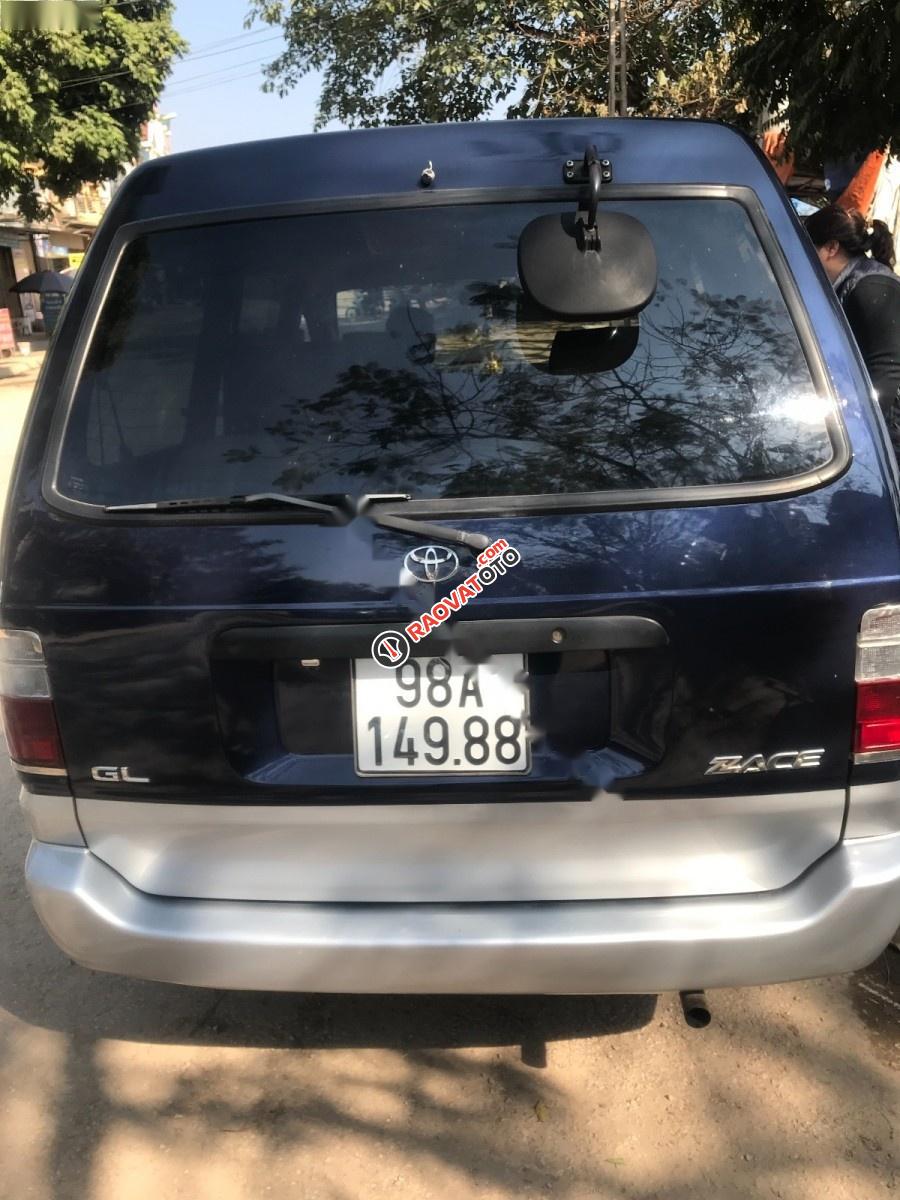 Bán xe Toyota Zace GL 2001, màu xanh lam chính chủ, giá tốt-0