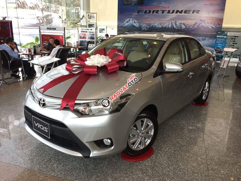 Cần bán xe Toyota Vios 1.5G sản xuất 2017, màu bạc, đủ màu giao ngay trong ngày-11