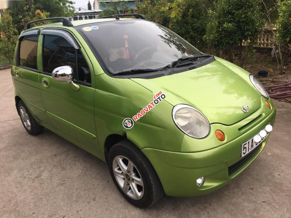 Cần bán Daewoo Matiz SE 0.8 MT năm 2004, màu xanh, xe gia đình, giá 105tr-1