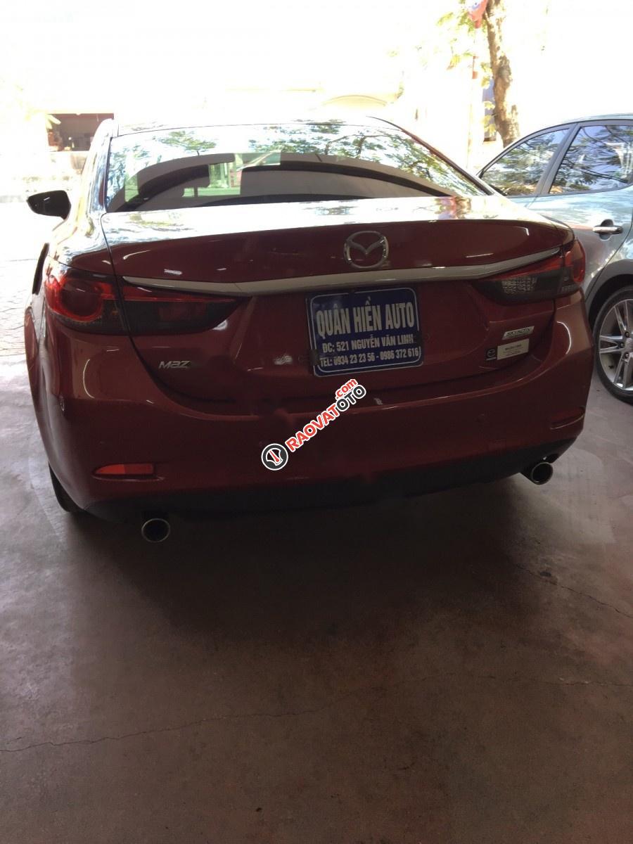 Cần bán lại xe Mazda 6 đời 2015, màu đỏ-2