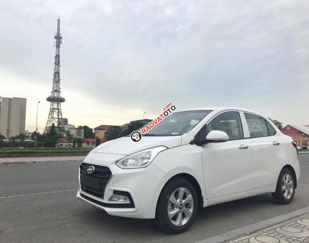 Cần bán Hyundai Grand i10 1.2 MT 2017, màu trắng-1