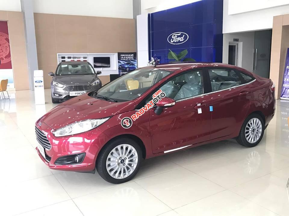 Bán Ford Fiesta 1.5L AT Titanium đời 2017, màu đỏ, giá cạnh tranh-0