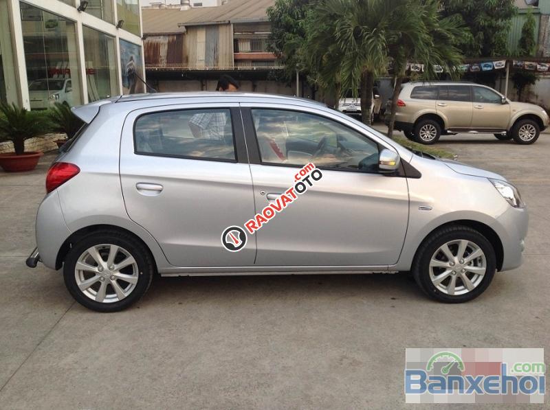 Cần bán xe Mitsubishi Mirage mới đời 2018, màu bạc, nhập khẩu nguyên chiếc, liên hệ Lê Nguyệt: 0911.477.123-1