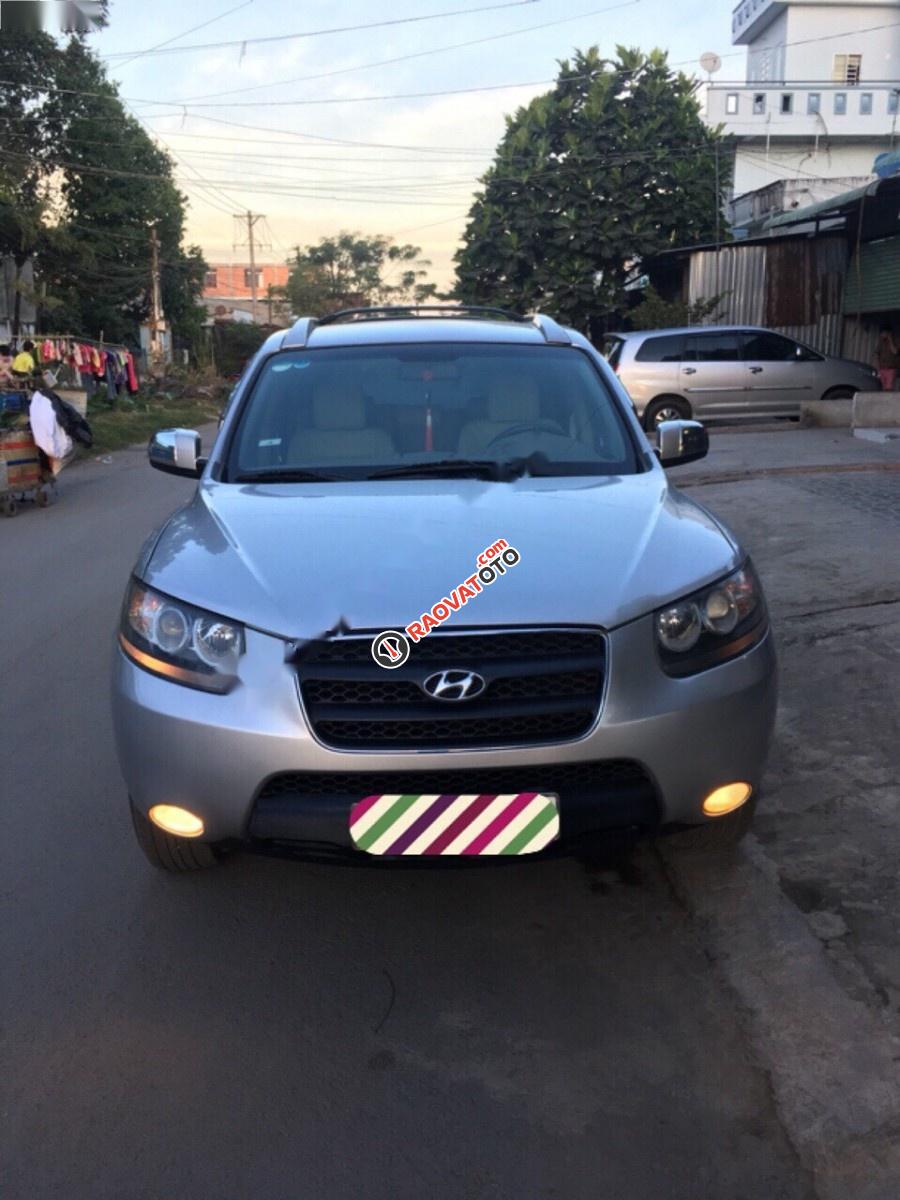 Bán xe Hyundai Santa Fe 2.2L 4WD đời 2008, màu bạc, xe nhập, giá chỉ 469 triệu-1