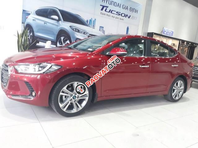 Bán Hyundai Elantra 1.6 đời 2017, màu đỏ, giá tốt-1