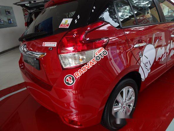 Bán xe Toyota Yaris G AT đời 2017, màu đỏ-5