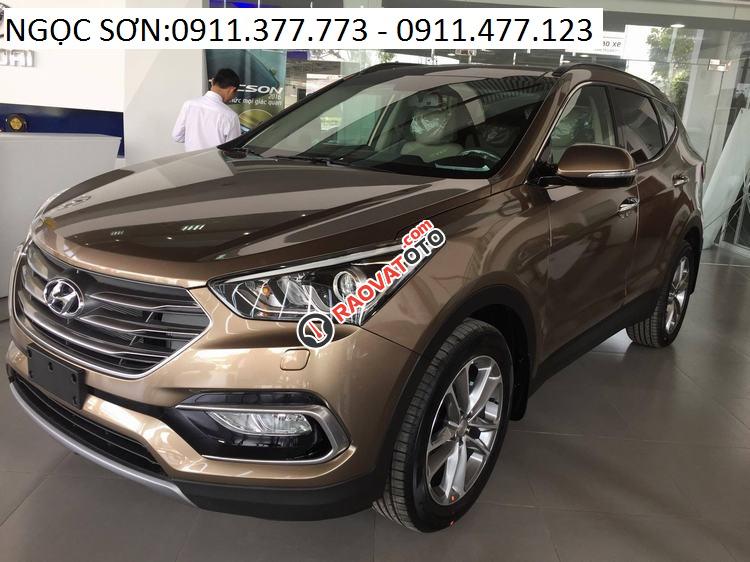 "Cực sốc" khuyến mãi mừng xuân 2018, Hyundai Santa Fe, trả góp 90% xe, LH Ngọc Sơn: 0911.377.773-9