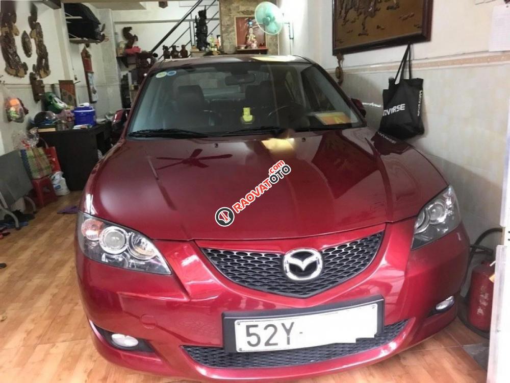 Bán Mazda 3 2005, màu đỏ xe gia đình-9