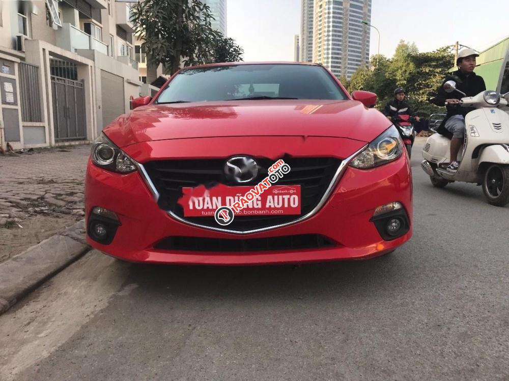 Bán Mazda 3 1.5AT đời 2015, màu đỏ như mới-4