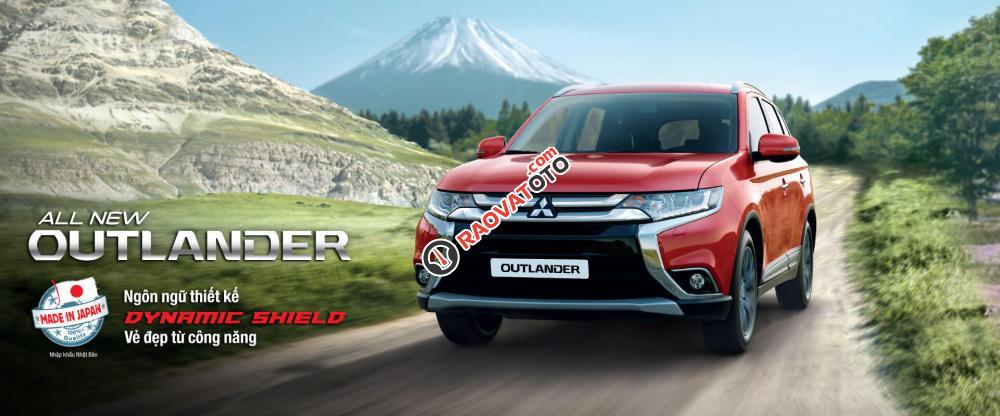 Bán xe Mitsubishi Outlander sản xuất 2017, màu đỏ, giá chỉ 942 triệu-3