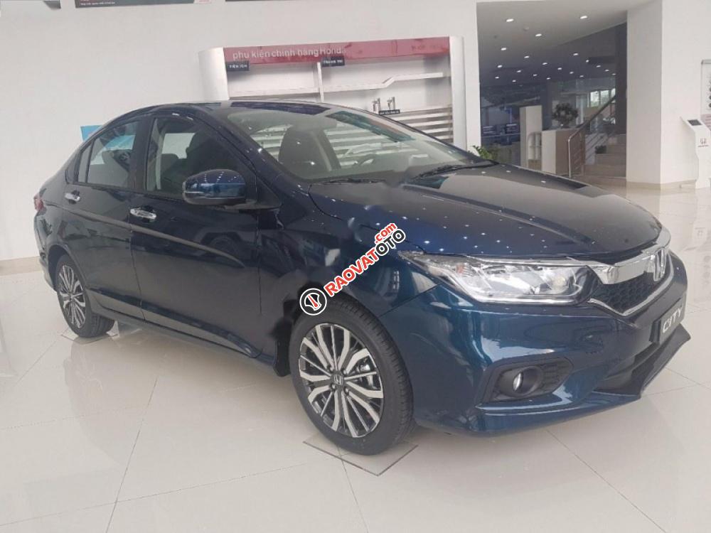 Cần bán xe Honda City 1.5 CVT đời 2017, màu xanh-0