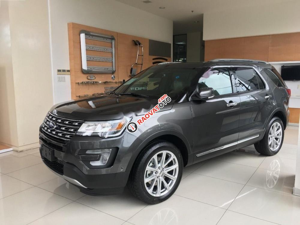 Bán Ford Explorer sản xuất 2017, màu xám, nhập khẩu nguyên chiếc-3