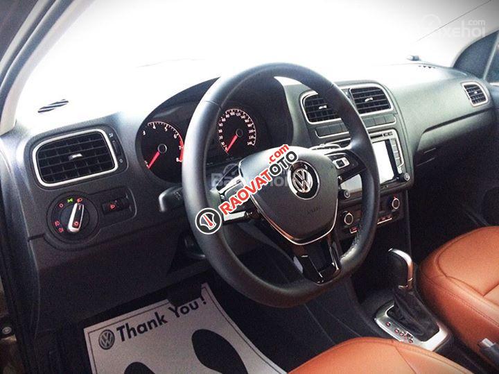 Dòng xe nhập Đức Volkswagen Polo Sedan 1.6L GP, màu nâu, LH Hương 0902608293-14