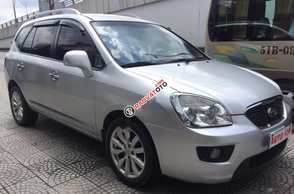 Cần bán xe Kia Carens EX 2.0MT năm 2011, màu bạc-0