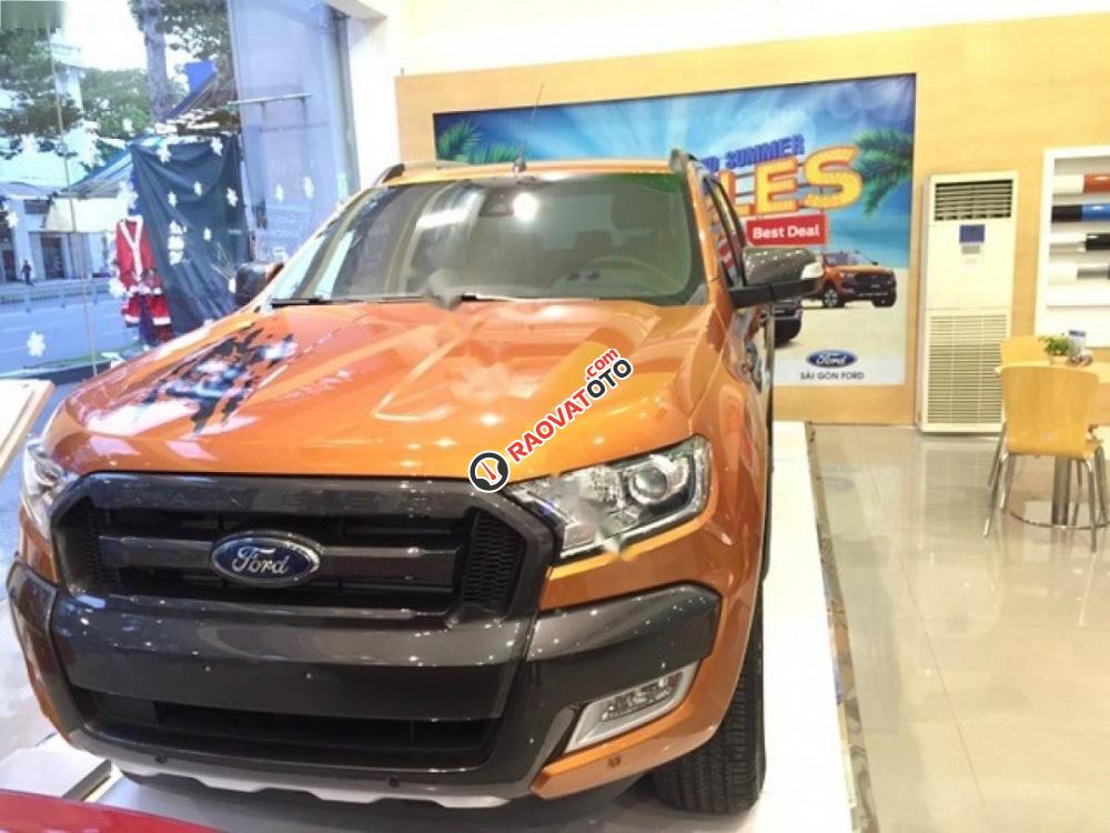 Cần bán Ford Ranger Wildtrak 3.2 Navi sản xuất 2017, nhập khẩu-3