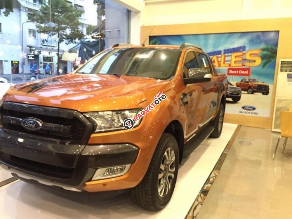 Cần bán Ford Ranger Wildtrak 3.2 Navi sản xuất 2017, nhập khẩu-0