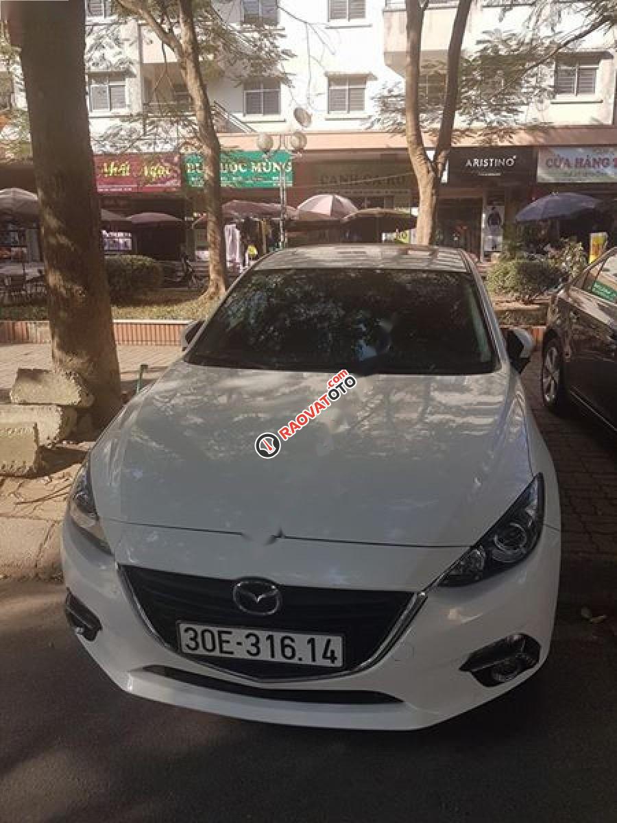 Cần bán gấp Mazda 3 1.5L đời 2015, màu trắng chính chủ, 600 triệu-4